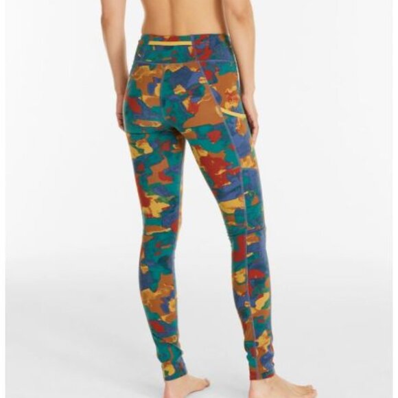 LL Bean Women's Boundless Performance Pocket Tights, Mid-Rise NWT Sz XL - Picture 3 of 6